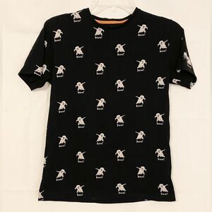 Boys or girls Denim & Flower dabbing ghost t-shirt size 11/12